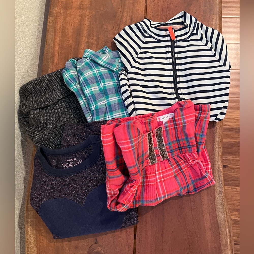 Bundle of 5 - Crewcuts Girls size 6